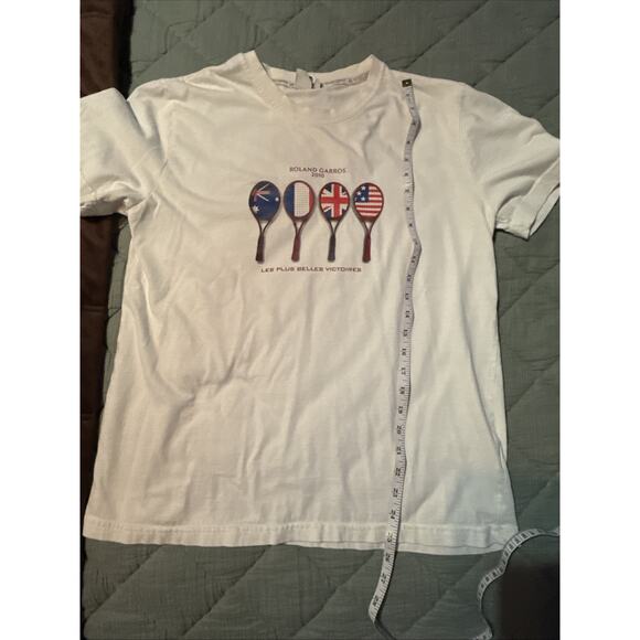 Roland Garros 2010 Les Puke Belles Victoires French Open Women’s Large Tee EUC - Picture 9 of 9